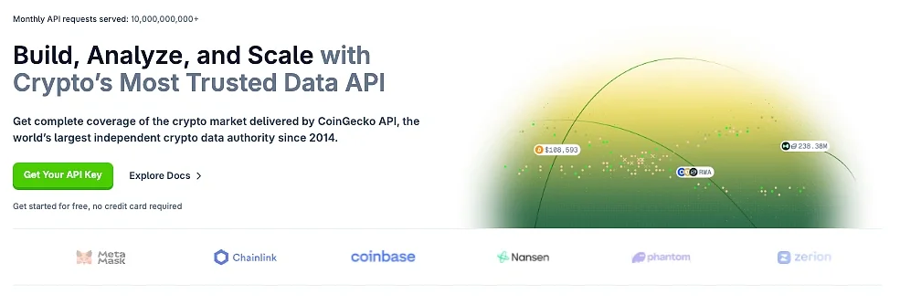 CoinGecko API: Broadest Chain Coverage, Unified Wallet Data, and Efficient Pricing