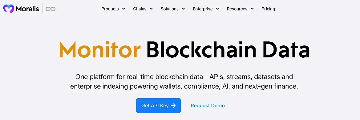 Moralis API: Best for Pre-Categorized Wallet Activity