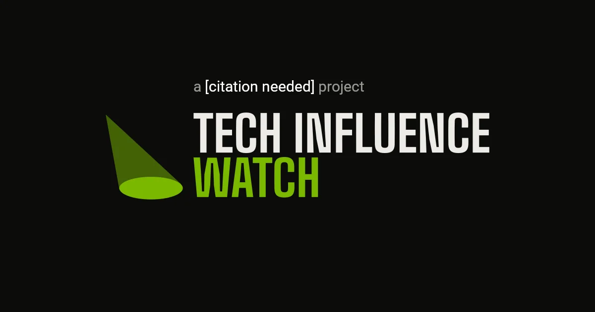 I’m launching Tech Influence Watch as AI follows crypto into politics