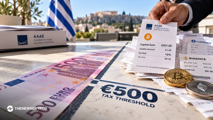 Greece Proposes New 10% Tax on Cryptocurrency Gains with Annual €500 Exemption