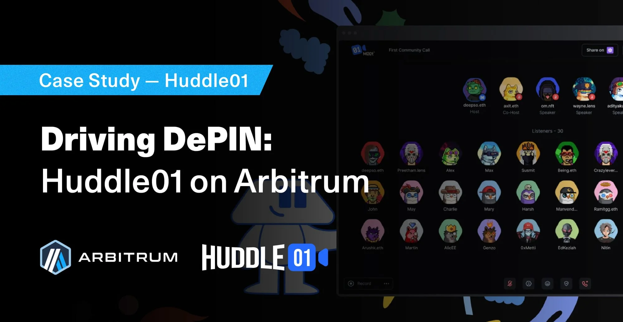 Huddle01 Enhances Decentralized Communication with Arbitrum Support